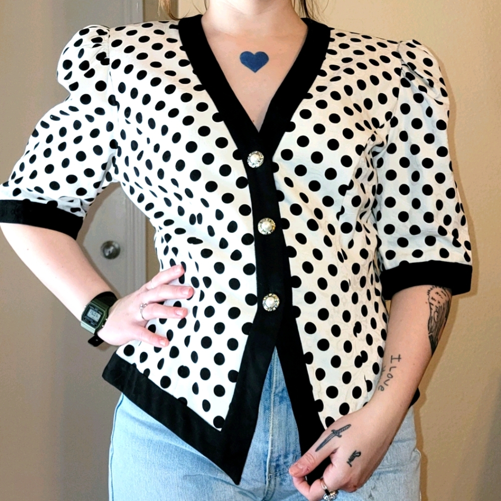 Vintage 80s Top/blazer